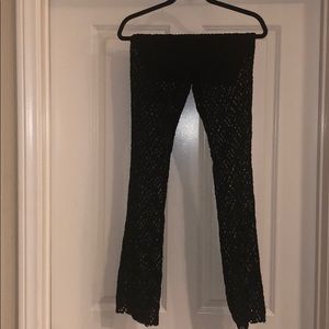 Sexy Black Lace Beach Pants